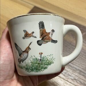 Vintage Ceramic Mug with Upland hunting design
